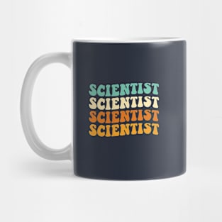 Funny Scientist Gift Retro Scientist Gift Groovy Scientist Mug